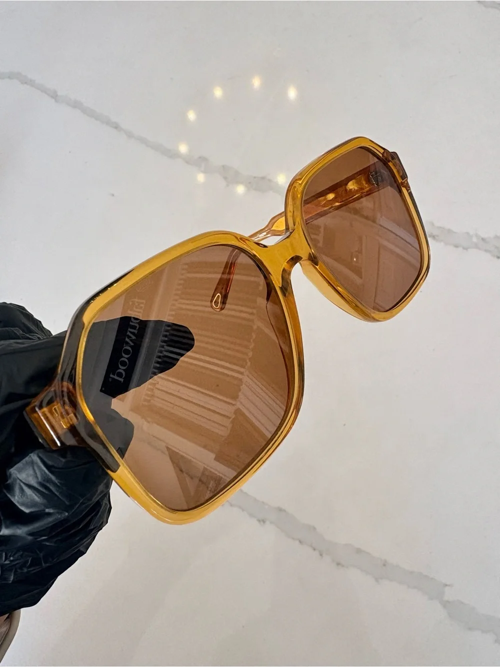 Chloé Willow CE761S Light Brown Oversized Square Sunglasses